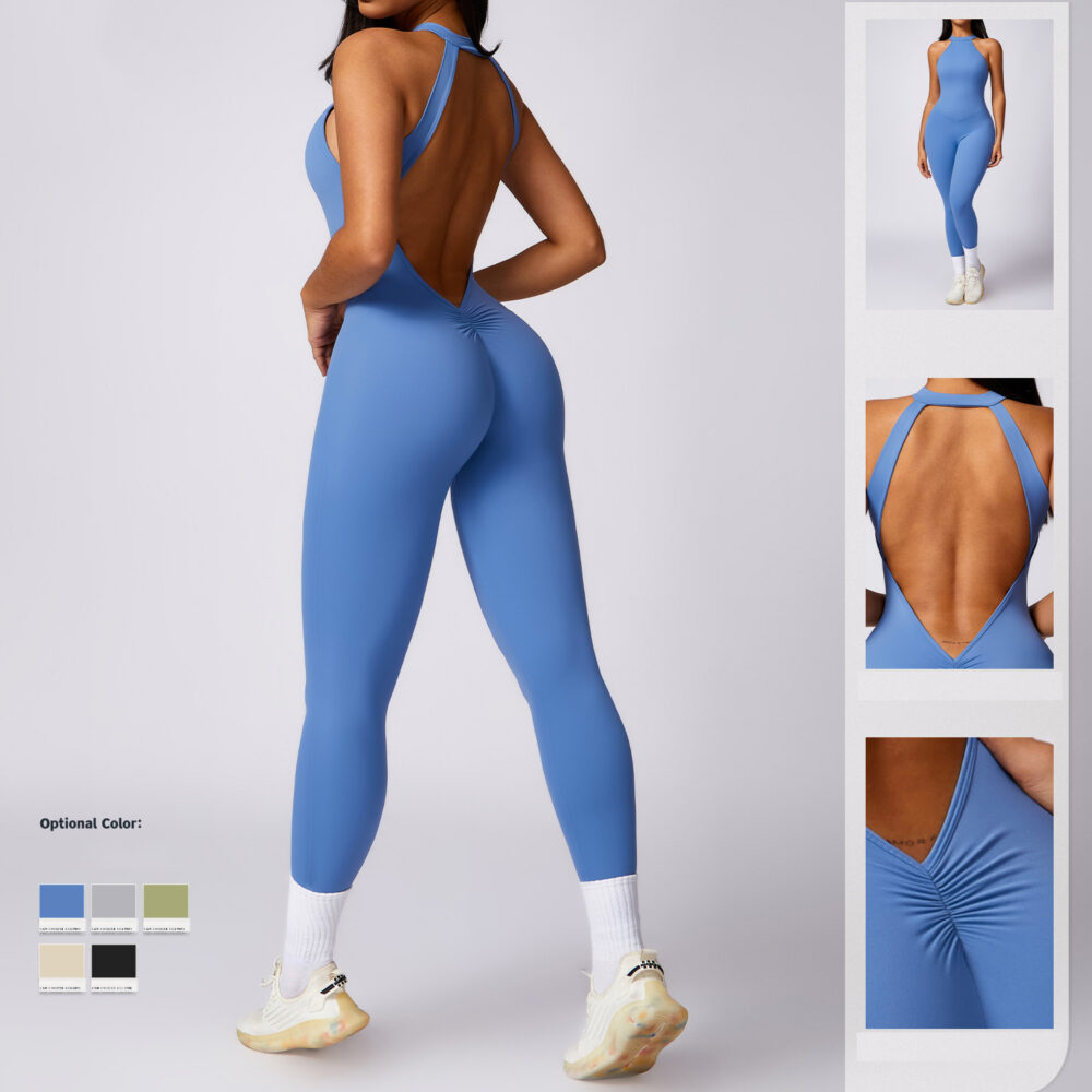 Bulk Women’s Fitness Bodysuit Full Length, Seamless, Breathable, Plus Size, Fast Sample Support