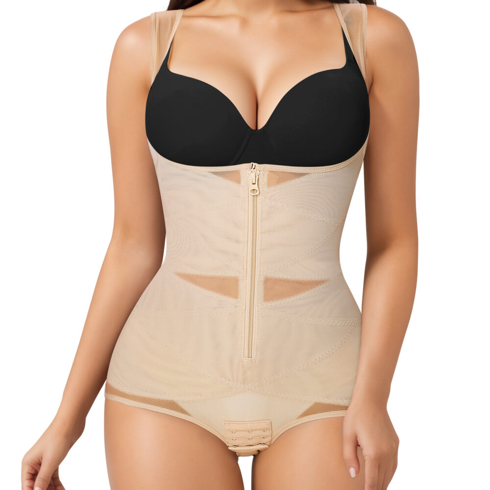 Wholesale Women’s High Compression Bodysuit Shapewear Breathable, Antibacterial, Customizable OEM Service